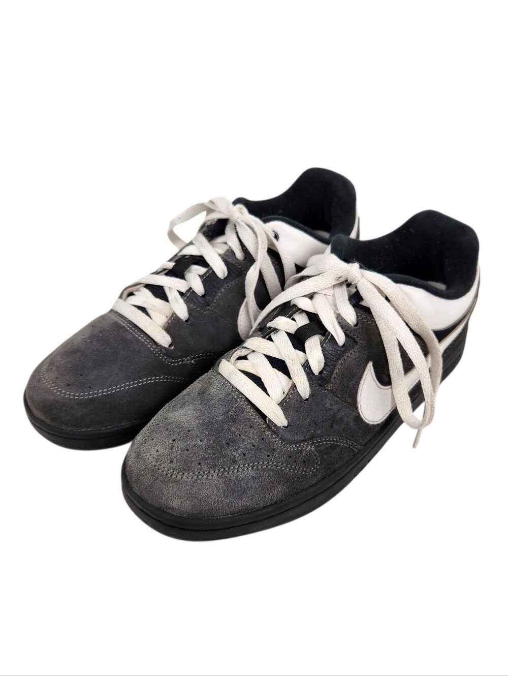 Nike SB 6.0 Cush Grey Suede Leather Y2K Skateboarding Sneakers Kids Size 6 Youth